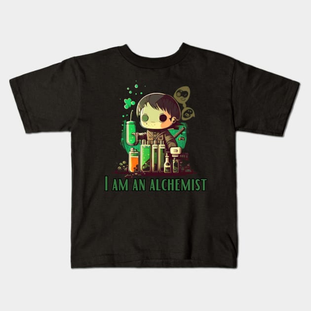 I am an alchemist, chemistry Kids T-Shirt by Pattyld